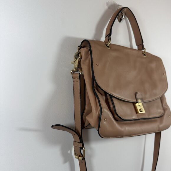 Tory Burch Priscilla Satchel Caramel Brown Size Medium - Picture 4 of 12